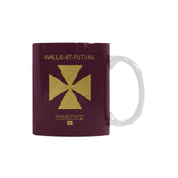 Wallis and Futuna Passport White Mug - Polynesian Pride