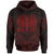 Papua New Guinea Hoodie Papua New Guinea Seal Red Tribal Patterns Unisex White - Polynesian Pride