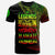 Hawaii T Shirt Legends Are Born In Reggae Color Unisex Black - Polynesian Pride