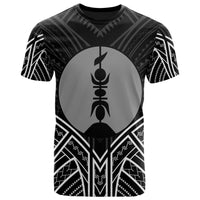 New Caledonia T Shirt New Caledonia Seal Tribal Black Color Patterns Unisex Black - Polynesian Pride