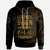 Palau Hoodie Legends Are Born In Gold Color Unisex Gold - Polynesian Pride