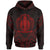 Nauru Hoodie Nauru Seal Red Tribal Patterns Unisex White - Polynesian Pride