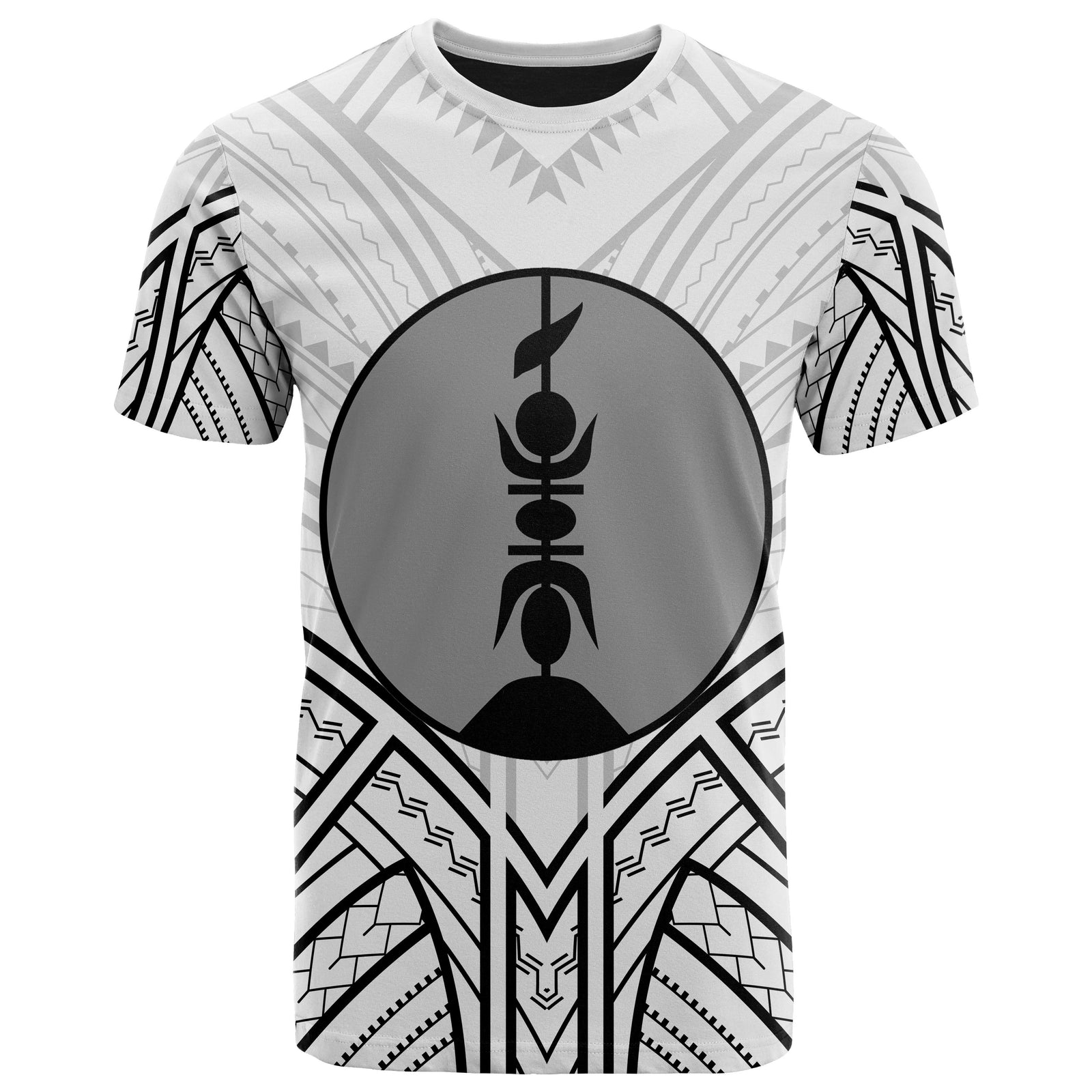 New Caledonia T Shirt New Caledonia Seal Tribal Patterns Unisex Black - Polynesian Pride