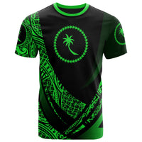 Chuuk State T Shirt Green Polynesian Patterns Sport Style Unisex Black - Polynesian Pride