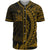 Fiji Baseball Shirt - Wings Style Unisex Gold - Polynesian Pride