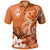 Guam Polo Shirt Guahananian Spirit Unisex Orange - Polynesian Pride