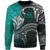 Samoa Sweaters - Samoa Seal Wave Style (Green) Unisex Green - Polynesian Pride