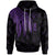 Niue Hoodie Polynesian Wings (Purple) Unisex Purple - Polynesian Pride