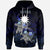 Nauru Polynesian Hoodie Blue Turtle Couple Unisex Blue - Polynesian Pride