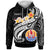 Tahiti Hoodie Tahiti Seal Polynesian Patterns Plumeria (Black) Unisex Black - Polynesian Pride