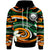 Federated States of Micronesia Hoodie Vortex Style Unisex Green Orange - Polynesian Pride