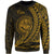 Federated States of Micronesia Sweatshirt - Wings Style Gold Color Unisex Gold - Polynesian Pride
