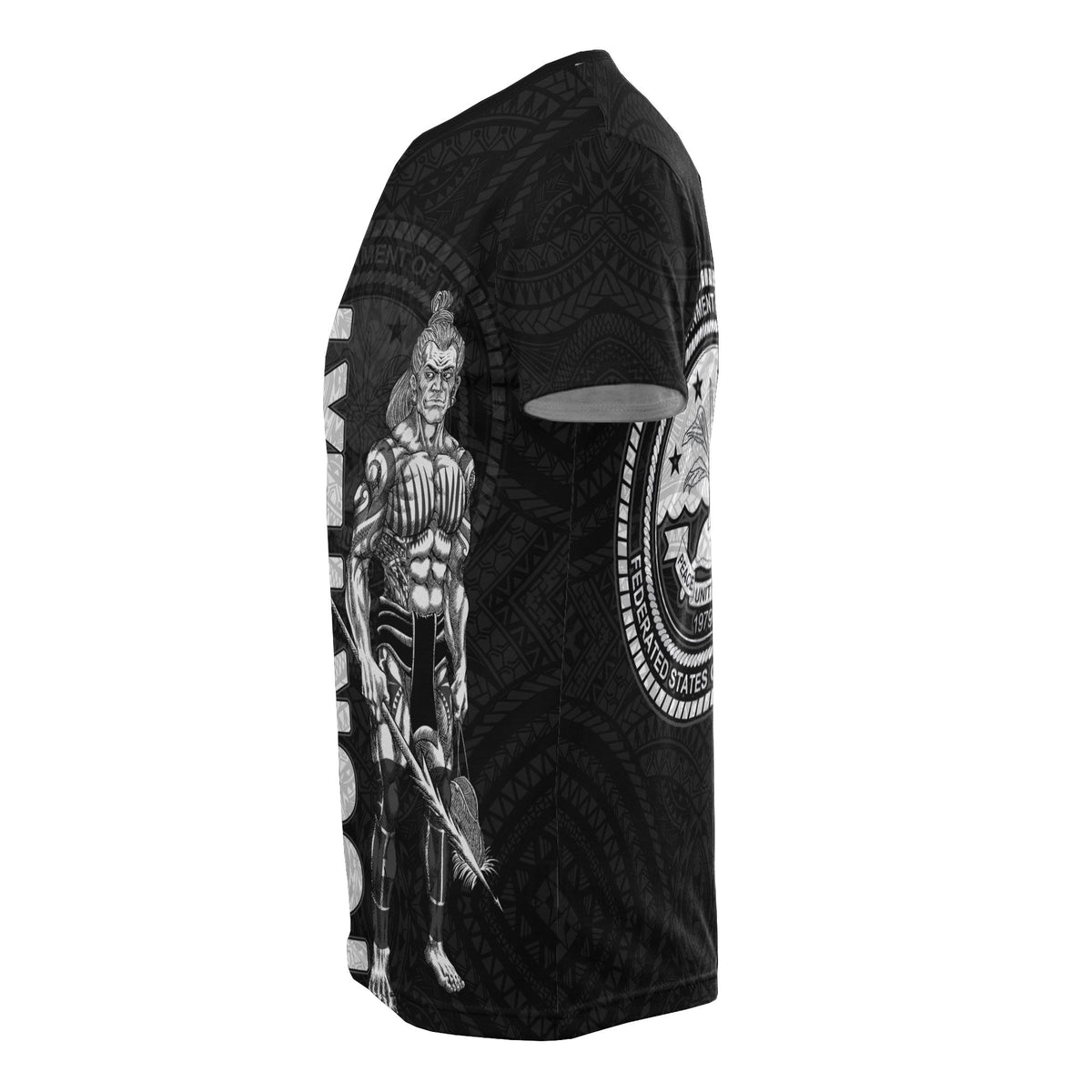 Federated States of Micronesia Custom Polynesian T Shirt Micronesian Warrior - Polynesian Pride