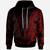 Wallis and Futuna Hoodie Polynesian Pattern Style Red Color Unisex Red - Polynesian Pride