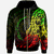 New Caledonia Zip Hoodie Polynesian Pattern Style Reggae Color Unisex Reggae - Polynesian Pride