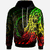 New Caledonia Hoodie Custom Polynesian Pattern Style Reggae Color - Polynesian Pride