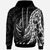 Niue Hoodie Polynesian Pattern Style Unisex Black - Polynesian Pride