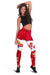 Tahiti Polynesian Women Leggings Mythical Destination LT13 Red - Polynesian Pride