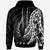 Kiribati Hoodie Polynesian Pattern Style Unisex Black - Polynesian Pride