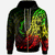 Palau Zip Hoodie Polynesian Pattern Style Reggae Color Unisex Reggae - Polynesian Pride