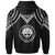 Federated States of Micronesia Custom Zip up Hoodie Polynesian Armor Style Black - Polynesian Pride