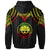 Federated States of Micronesia Custom Zip up Hoodie Polynesian Armor Style Reagge - Polynesian Pride