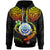 Federated States of Micronesia Custom Zip up Hoodie Lizard Good Chest Unisex Reggae - Polynesian Pride