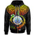 Federated States of Micronesia Zip up Hoodie Lizard Good Chest Unisex Reggae - Polynesian Pride