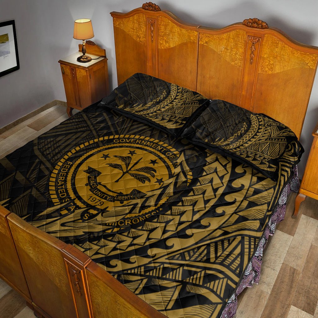 Federated States of Micronesia Quilt Bed Set - Wings Style - Polynesian Pride