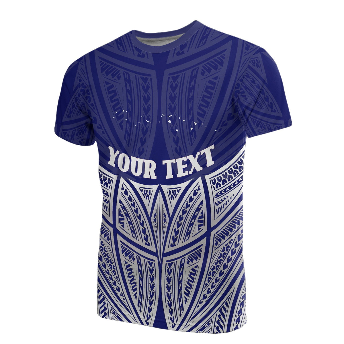 Federated States of Micronesia Polynesian Custom T Shirt Blue Pride Map and Seal Unisex Blue - Polynesian Pride