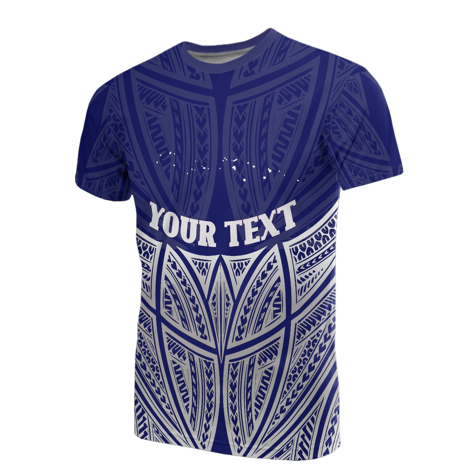 Federated States of Micronesia Polynesian Custom T Shirt Blue Pride Map and Seal Unisex Blue - Polynesian Pride