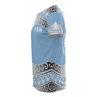 Federated States of Micronesia All Over T Shirt F S M Wave Style - Polynesian Pride