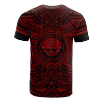 Federated States of Micronesia T Shirt FSM Coat of Arms Polynesian Red Black - Polynesian Pride