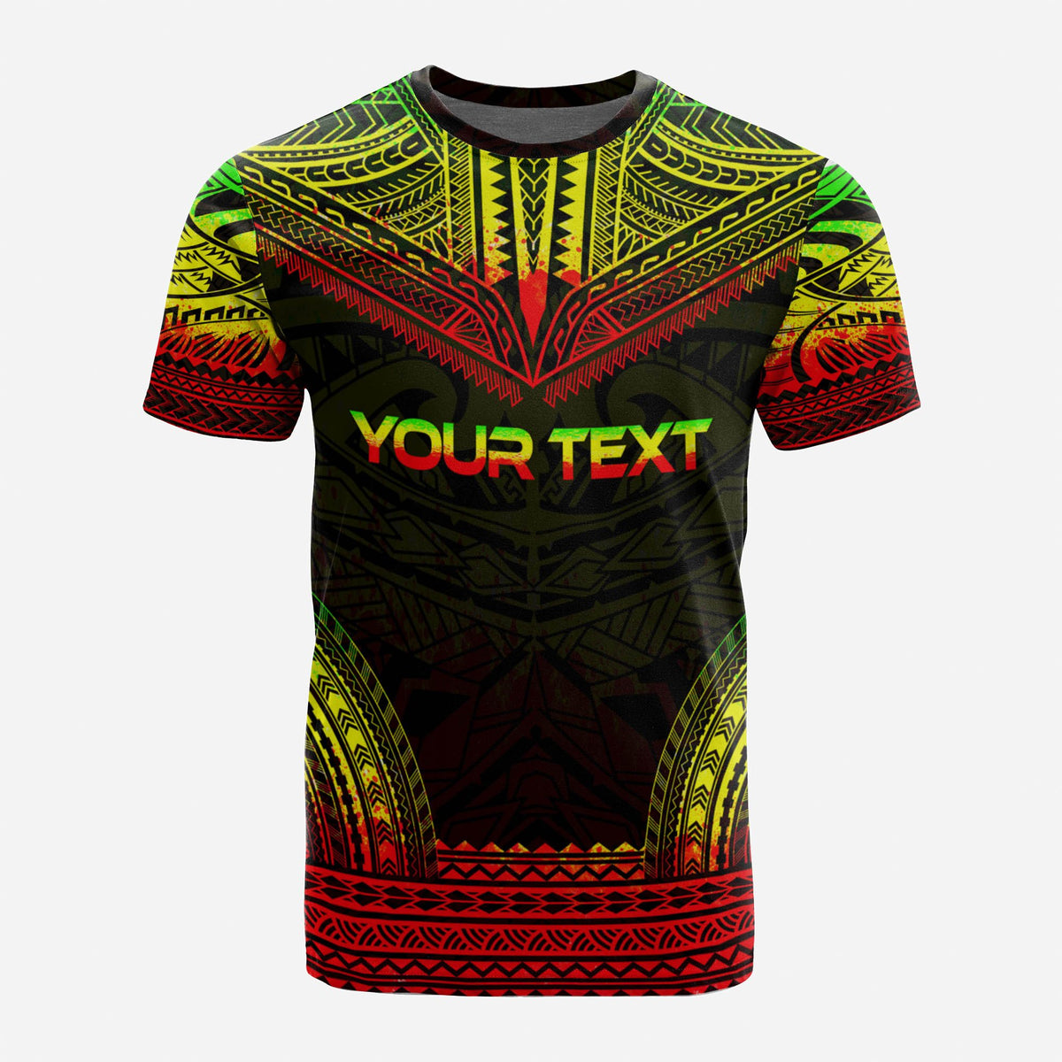 Federated States of Micronesia Custom T Shirt F S M Seal Polynesian Chief Tattoo Reggae Version - Polynesian Pride