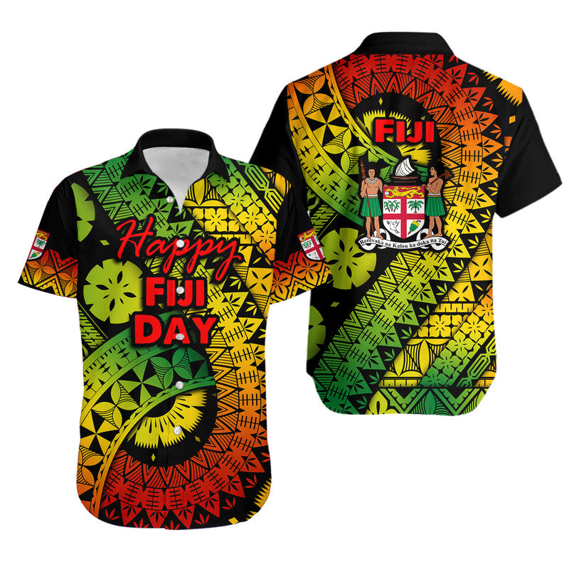 Fiji Day Hawaiian Shirt Masi Kesa Reggae Style LT9 Unisex Reggae - Polynesian Pride