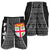 Fiji Men's Shorts - Tapa Pattern Sport Style Black - Polynesian Pride