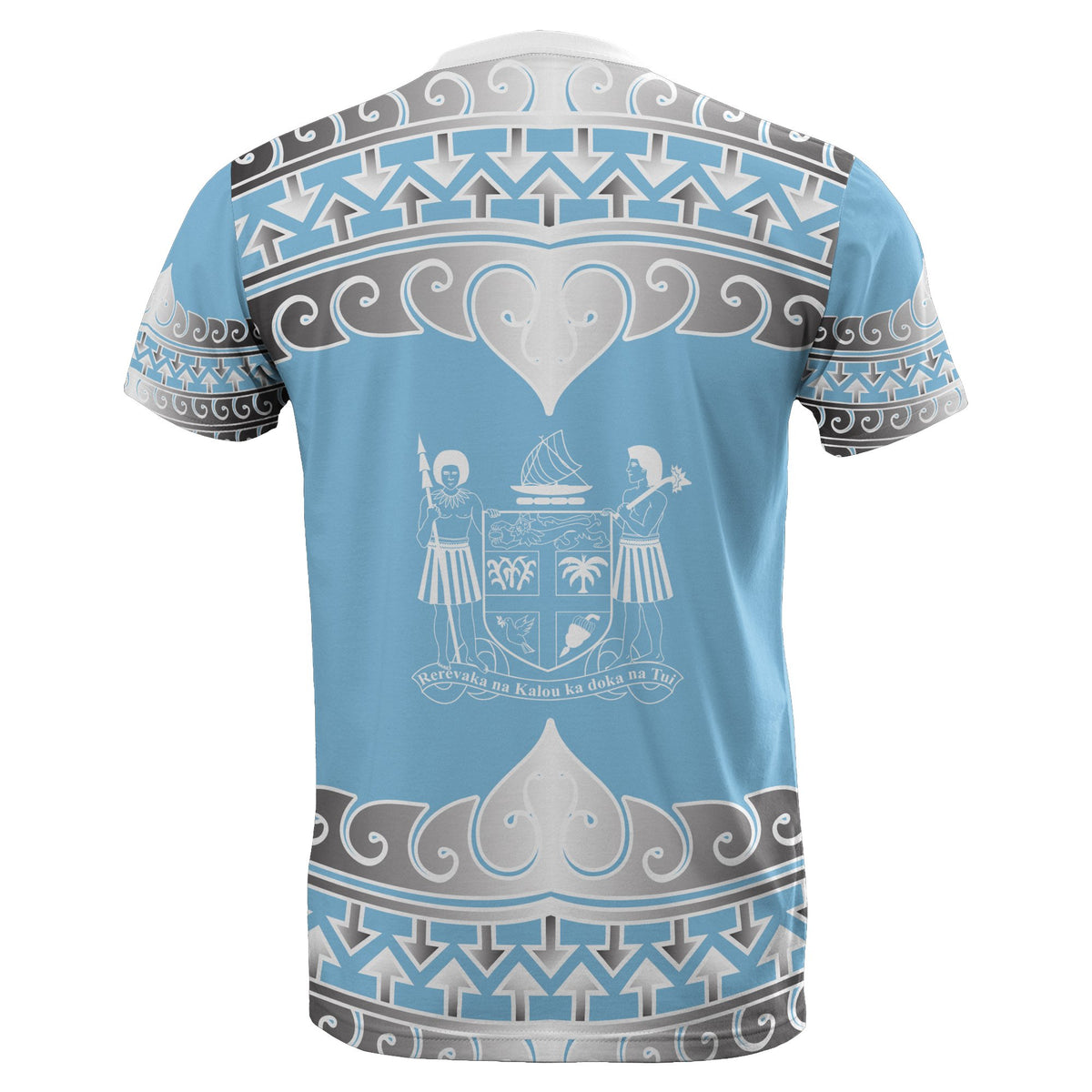 Fiji All Over T Shirt Fiji Wave Style - Polynesian Pride