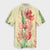 Flower Art Hawaiian Shirt - AH Unisex Black - Polynesian Pride