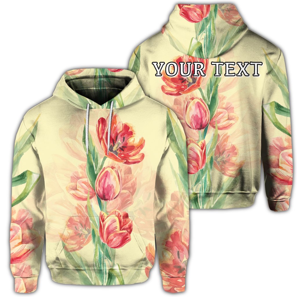 Custom Flower Art Hoodie Unisex Art - Polynesian Pride