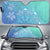 Flower Turtle Car Sun Shade AH Auto Sun Shade Universal Fit White - Polynesian Pride