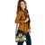 French Polynesia Shoulder Handbag - Polynesian Gold Patterns Collection - Polynesian Pride