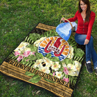 French Polynesia Premium Quilt - Polynesian Gold Patterns Collection - Polynesian Pride