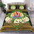 French Polynesia Bedding Set - Polynesian Gold Patterns Collection Black - Polynesian Pride