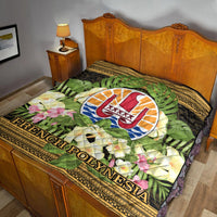 French Polynesia Premium Quilt - Polynesian Gold Patterns Collection - Polynesian Pride