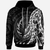 Pohnpei Hoodie Polynesian Pattern Style Unisex Black - Polynesian Pride