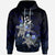 Kosrae Polynesian Hoodie Blue Turtle Couple Unisex Blue - Polynesian Pride