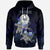 Tahiti Polynesian Hoodie Blue Turtle Couple Unisex Blue - Polynesian Pride