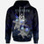 Vanuatu Polynesian Hoodie Blue Turtle Couple Unisex Blue - Polynesian Pride