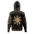 Philippines Polynesian Tattoo Style Hoodie Multicolor Zip Hoodie Gold - Polynesian Pride