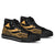 Tokelau Custom Personalised High Top Shoes Gold - Polynesian Tentacle Tribal Pattern - Polynesian Pride